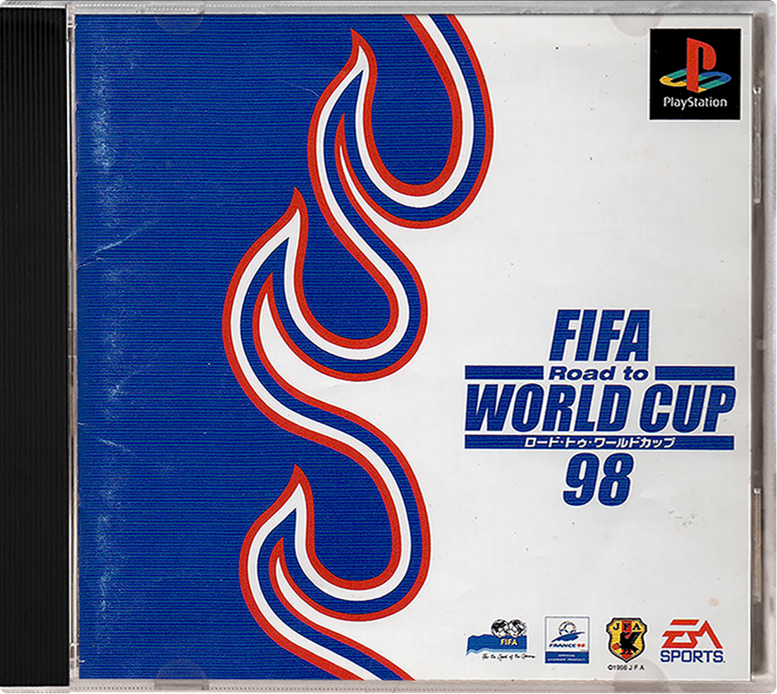 FIFA: Road to World Cup 98 box art for Playstation